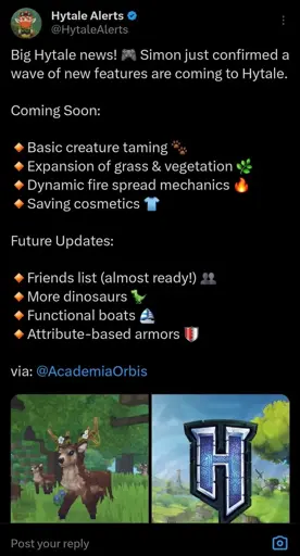 Coming Soon in Hytale