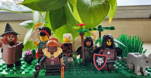 Zara Vexwood, Bethel "Bird Eye" Keats (Cap'n Feathersparrow), Dhuathi Toe Cruncher, Akki (Yir), Quinras Nimblemoon, Verdeth Swiftrun (Kiba). 