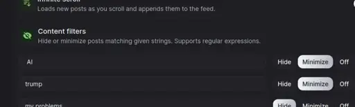 [Feature] keyword filters