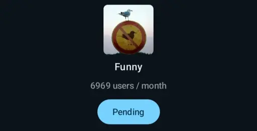 6969 users / month