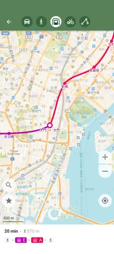  Transit mode: no labels, details or other options? 