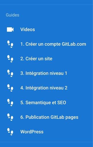 La liste des tutos en français sur docs.silex.me