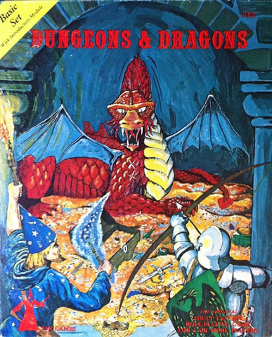 Red Dragon from the Cover of Holmes' Basic DD