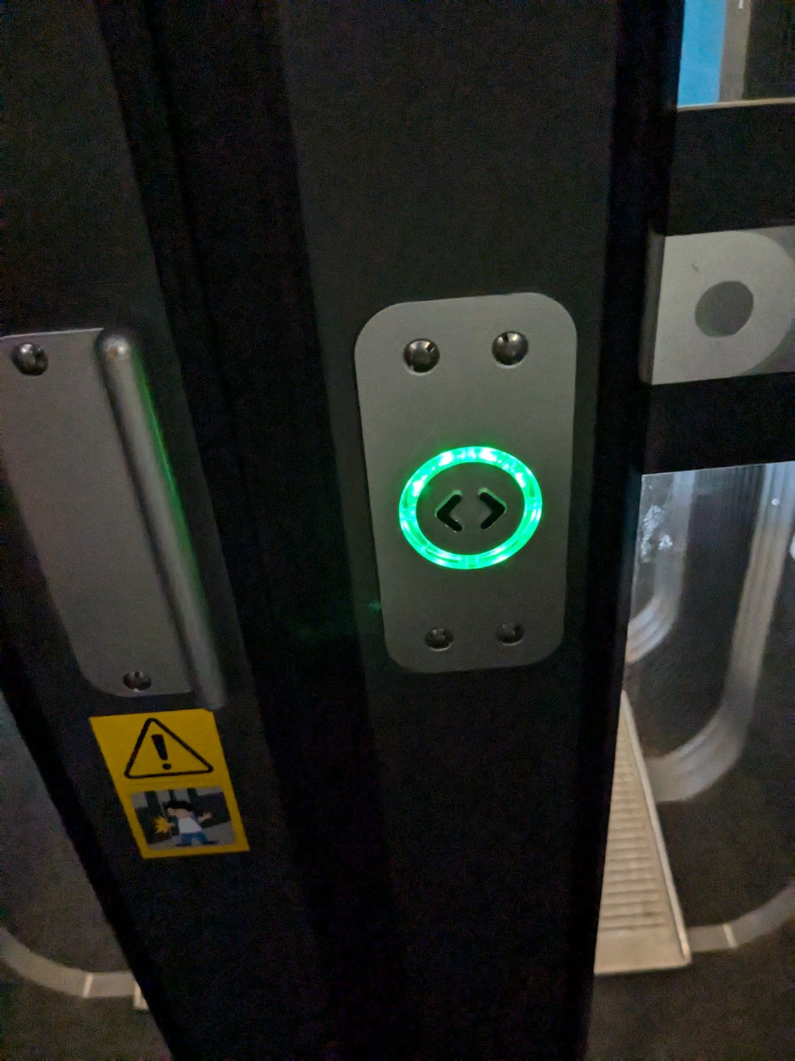 Tür Knopf im TGV 