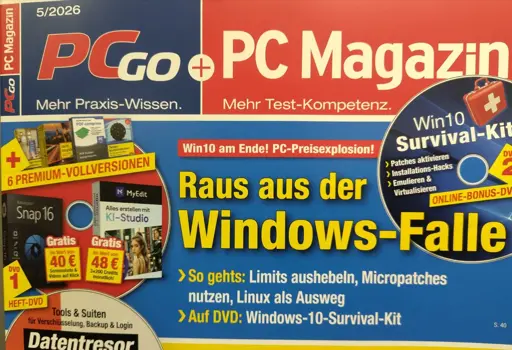 PC Magazin mentioning Linux as a way out of the "windows-falle"