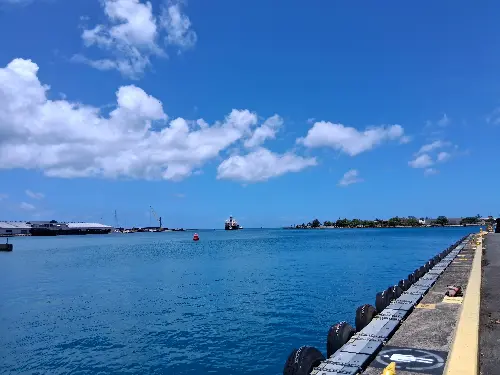 Sky and Sea at Honolulu Harbor