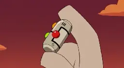 The "Barksian Modulator" from the DuckTales (2017) show, a "voice box" designed to be swallowed which then translates the speech of an otherwise unintelligible person (i.e. Donald Duck).