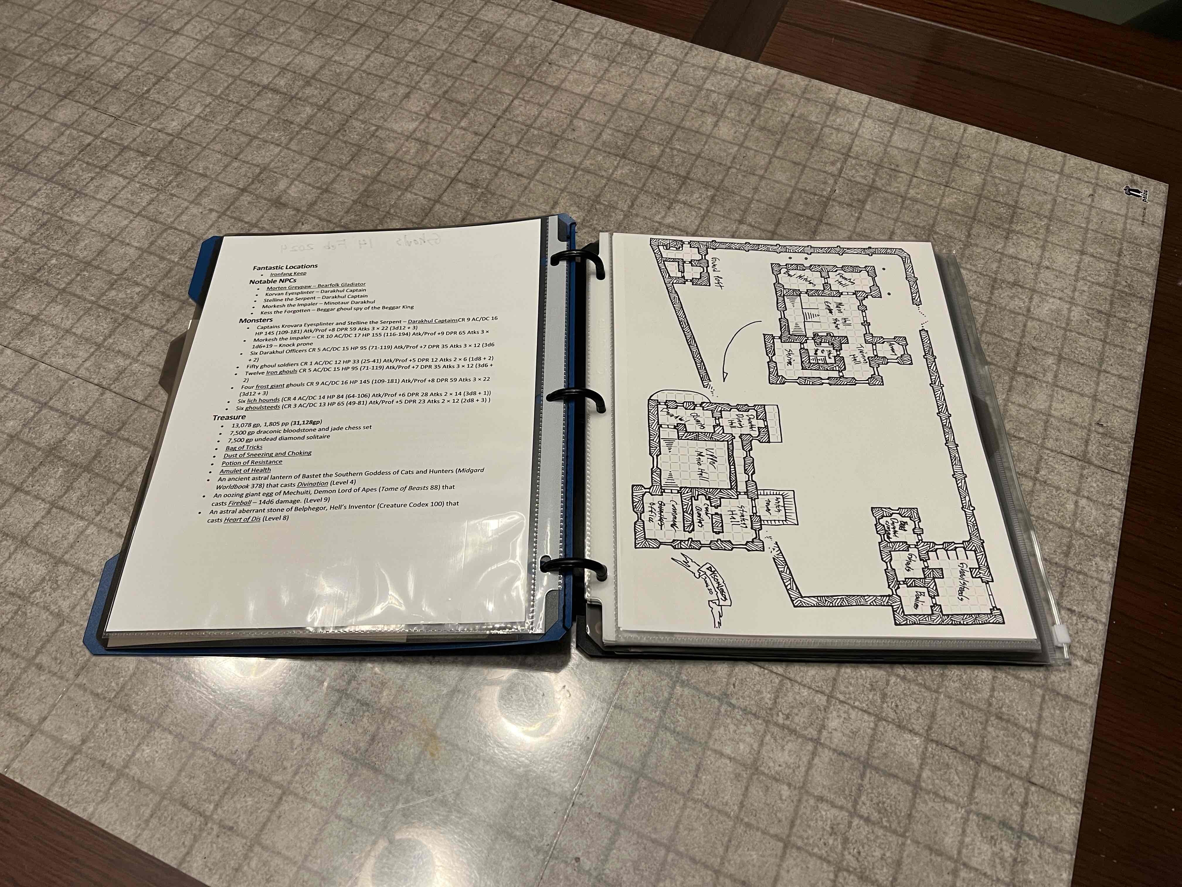 inside pages of my gaming notebook