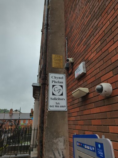 Sign with text that reads:

Chynel Phelan
CP
Solicitors